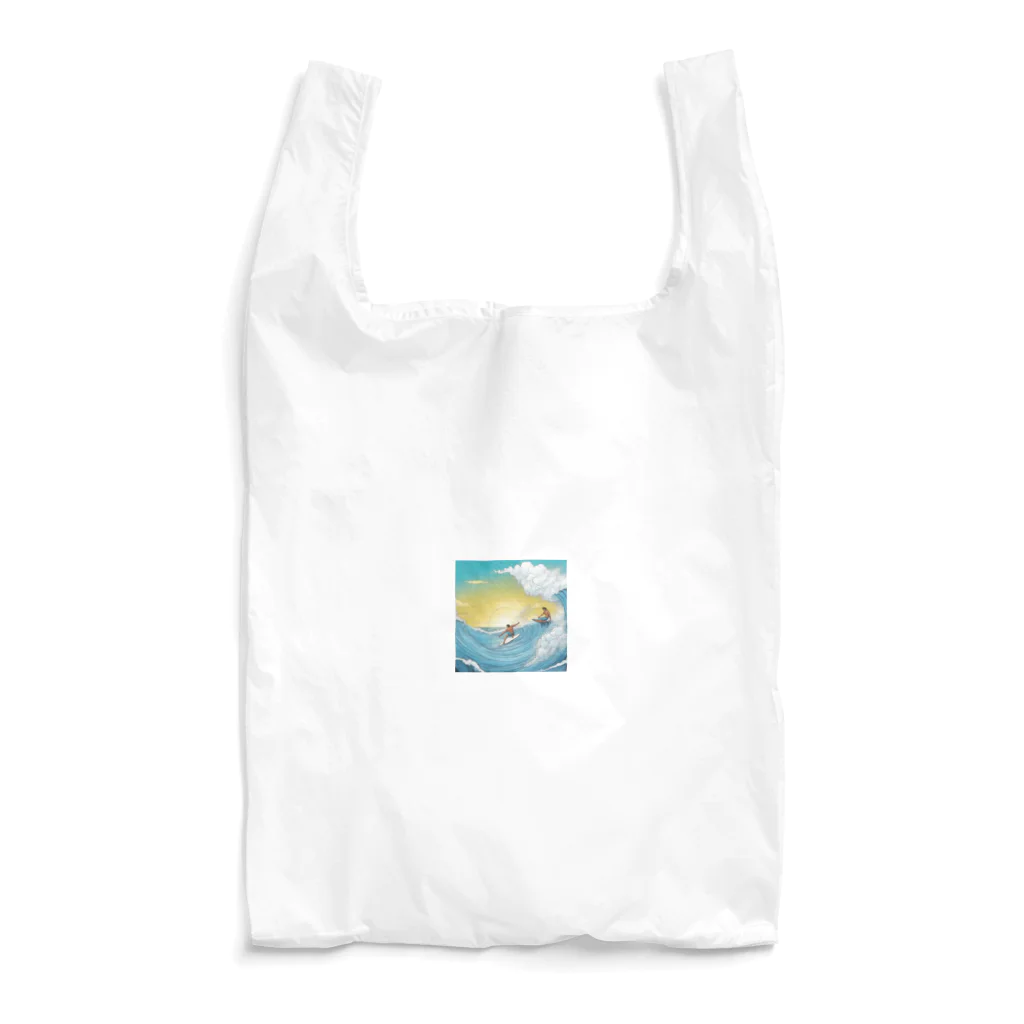 どうぶつやのハワイ　サーフィン Reusable Bag