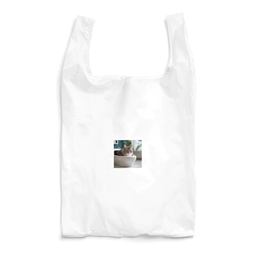 kojakechanのトイレに入るかわいいマンチカンのマカデミアナッツくん Reusable Bag