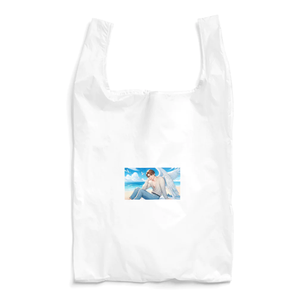 MACHIKO-OMOROのイケメン天使👼　みきゃえる Reusable Bag