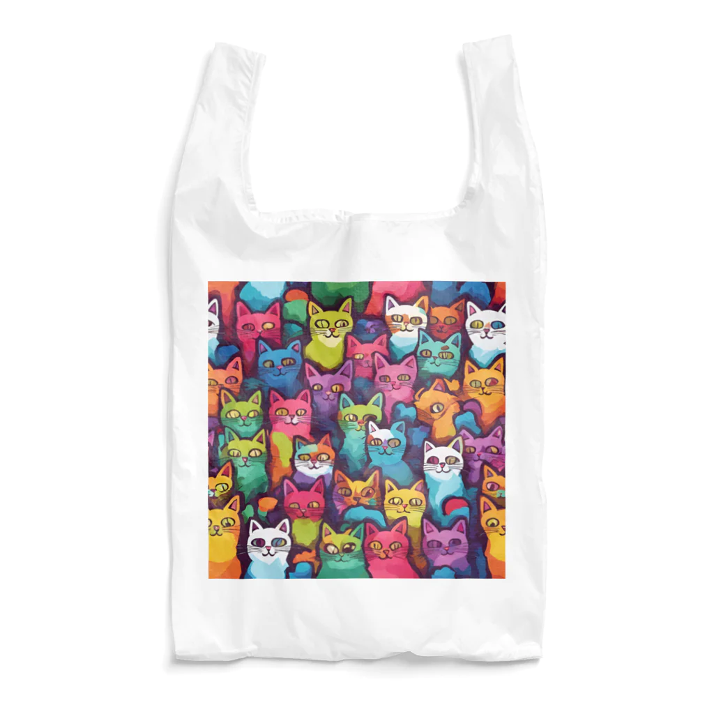 彩り屋のINSANITYcats Reusable Bag