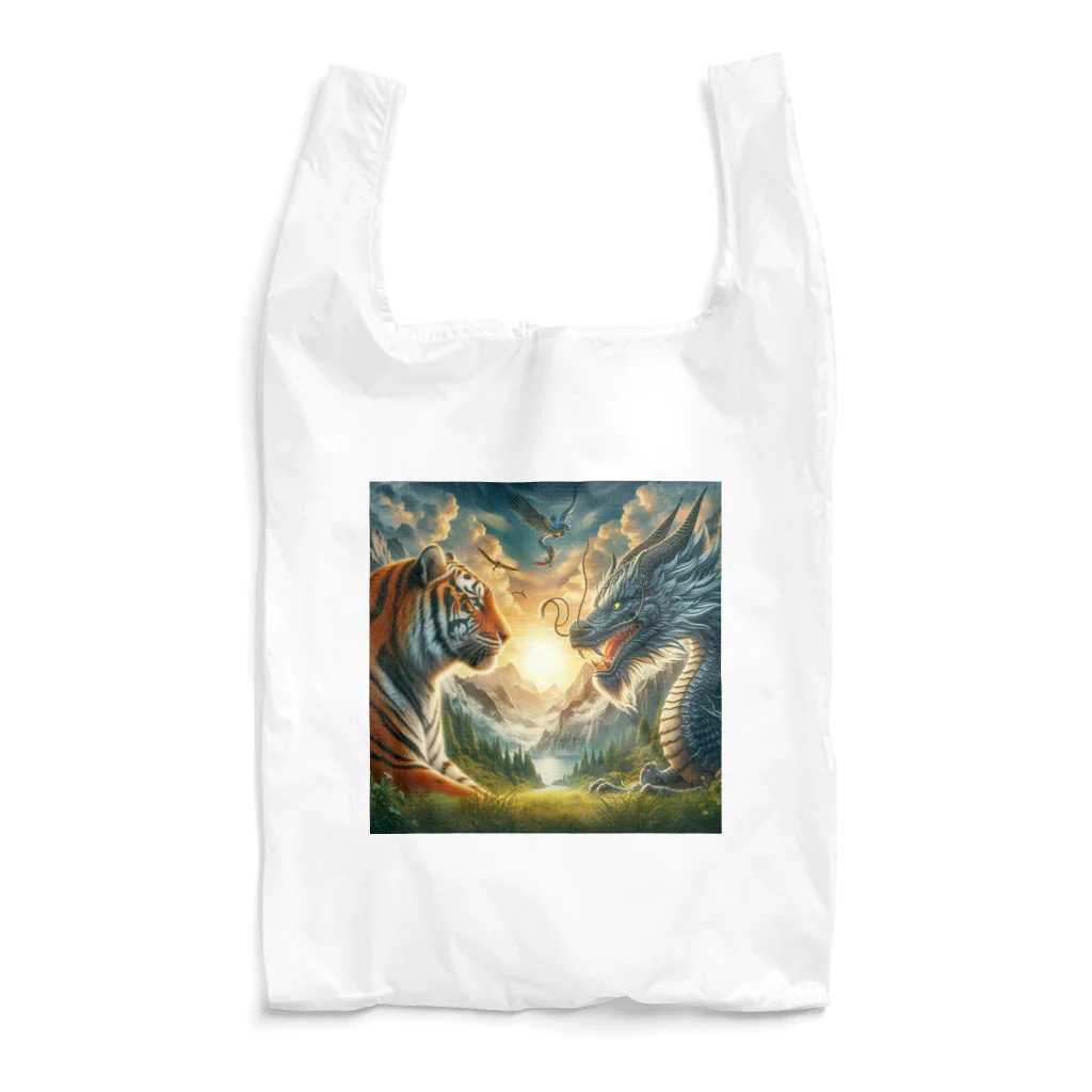 comati12の虎、鳳凰、龍 Reusable Bag