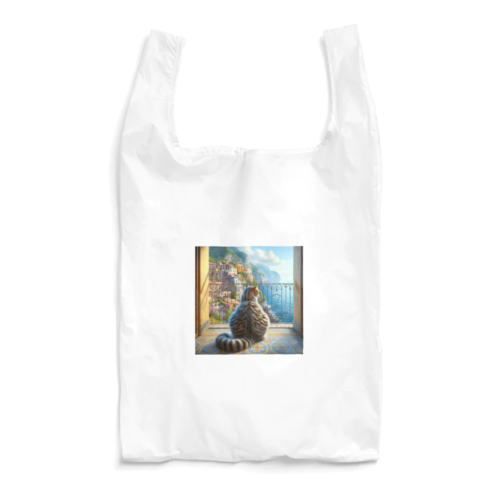 ことまるの窓辺の猫 Reusable Bag