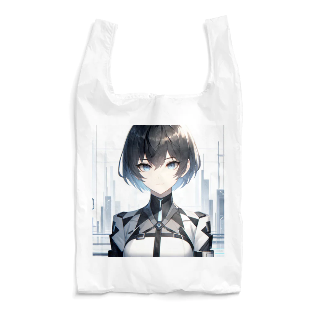 しんがんの未来的なAI美女 Reusable Bag