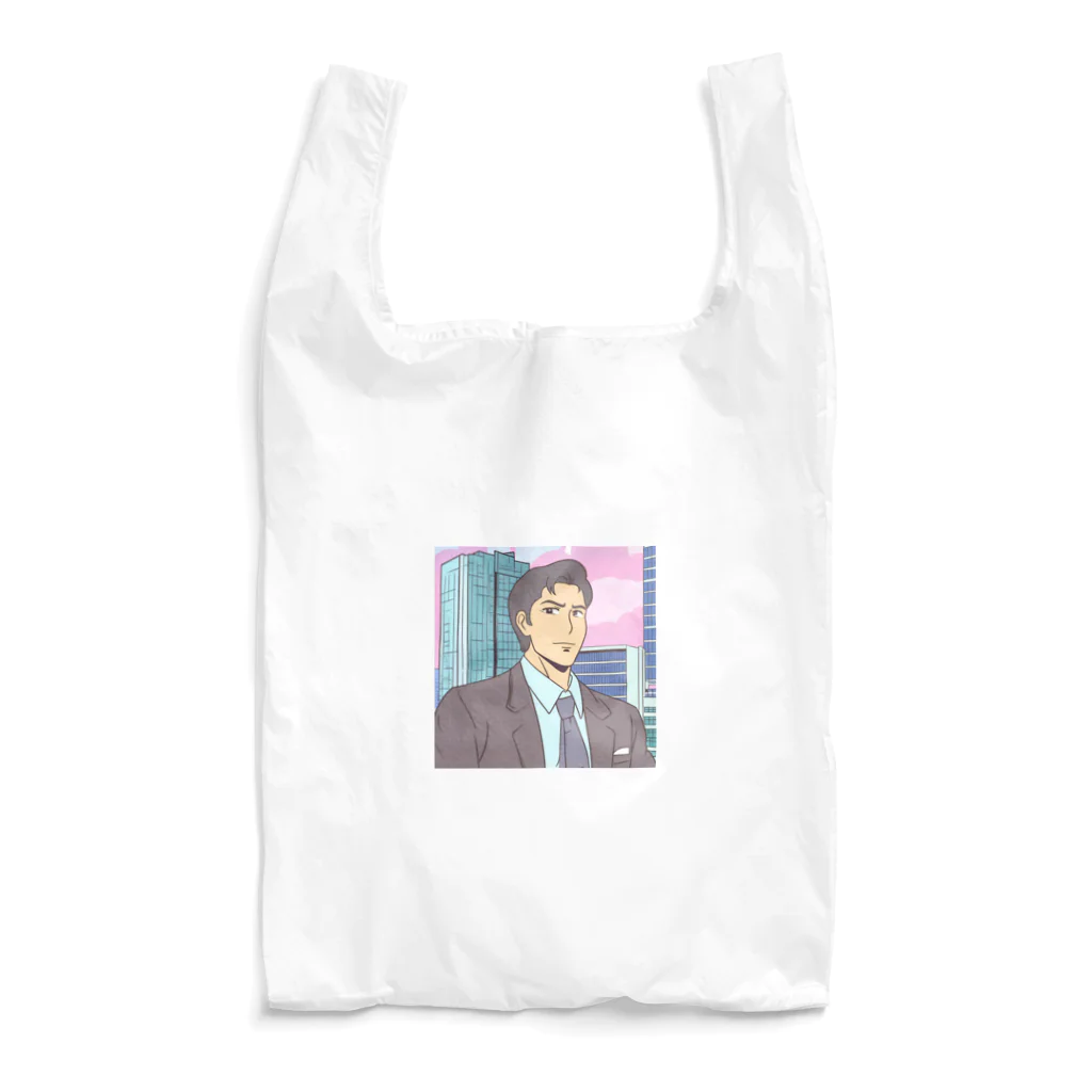 なお（ｻﾗﾘｰﾏﾝ）＠AI使って情報発信中の夕焼けサラリーマン Reusable Bag