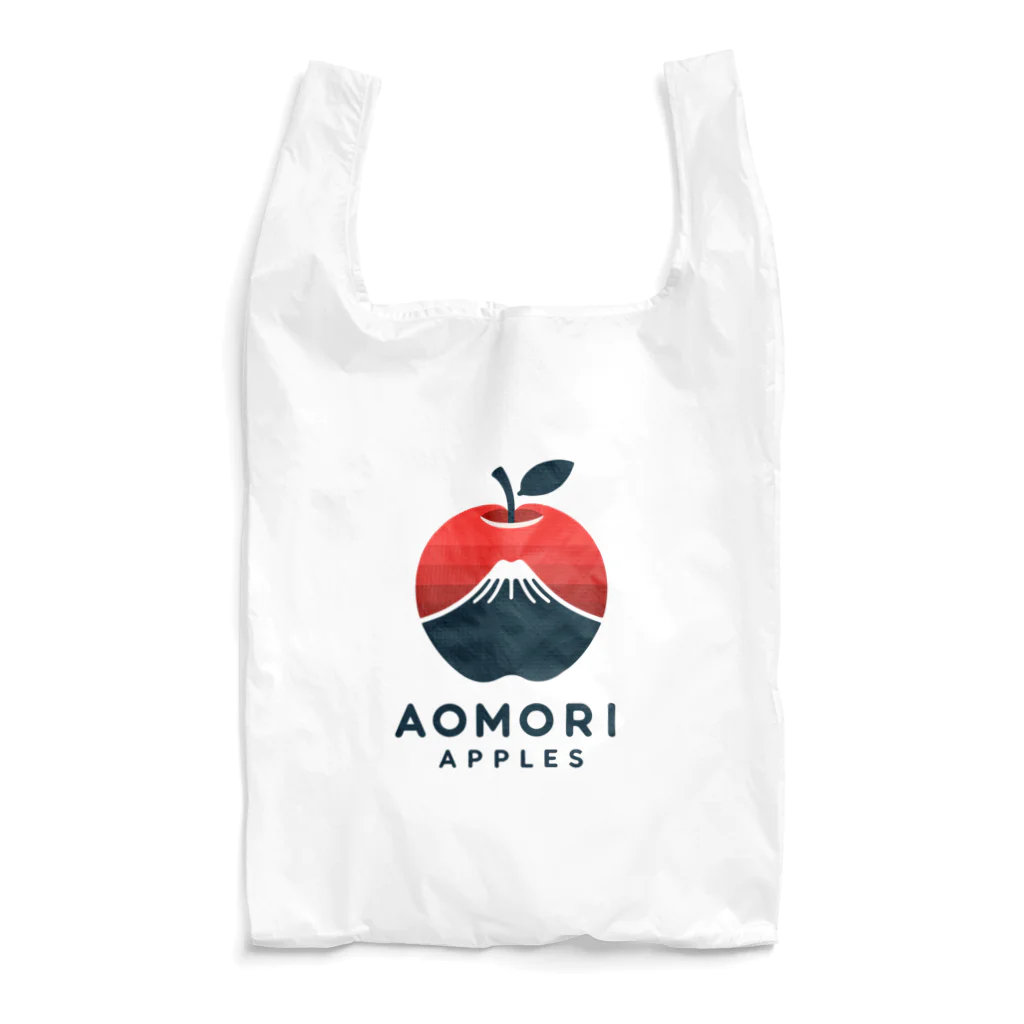 KUMACHOPのあおもりりんごと岩木山 Reusable Bag