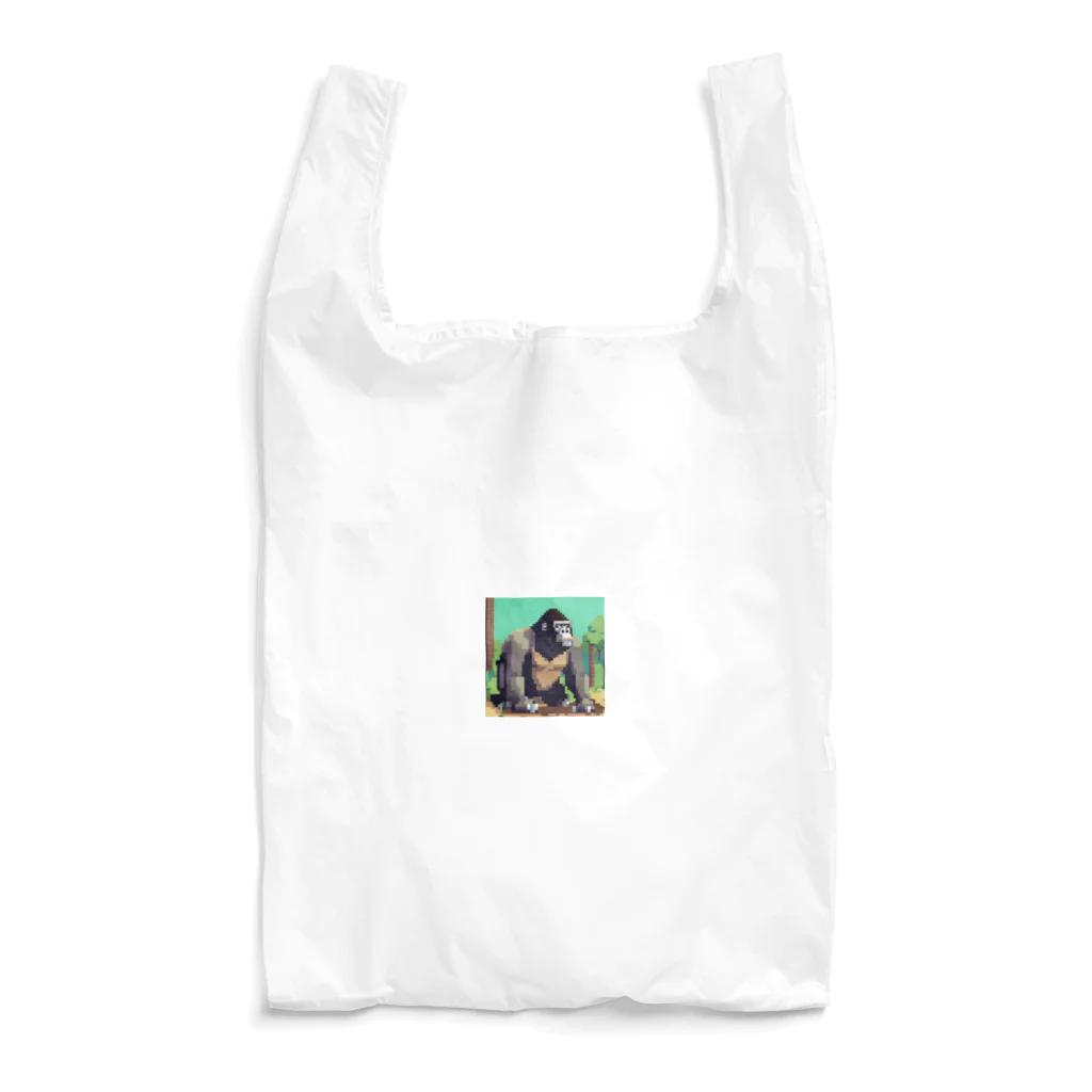 クロスクリエイティブの穴を掘るゴリラ Reusable Bag