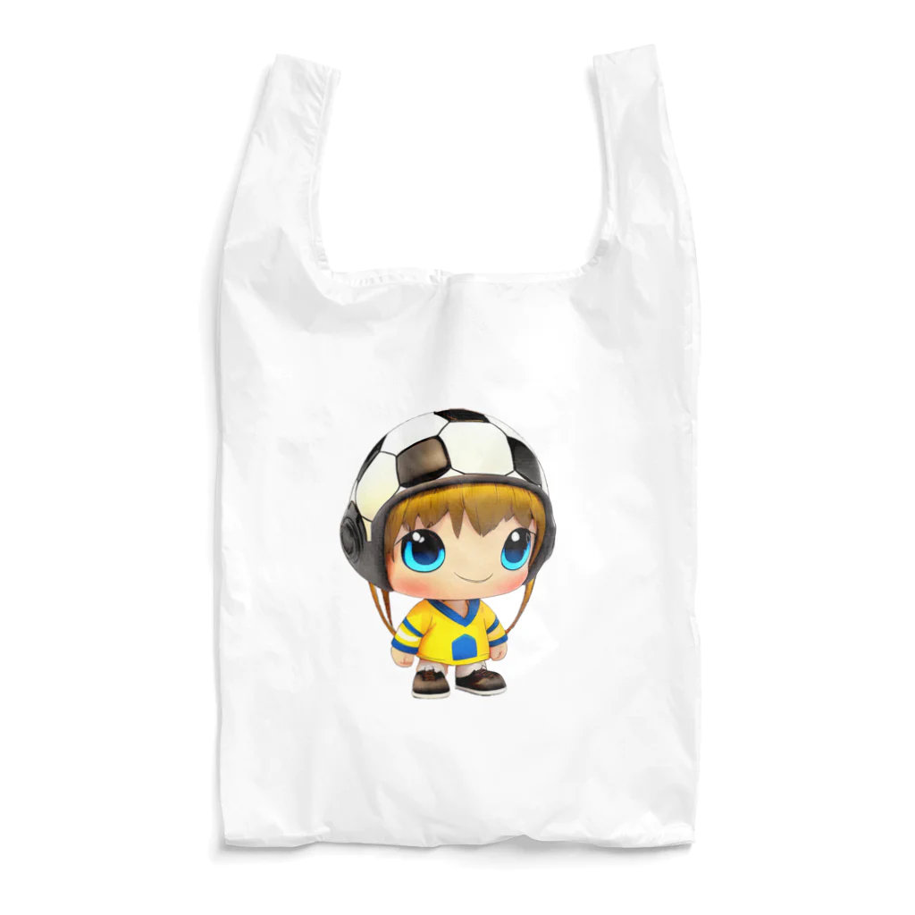 ぱんだまんのサッカー大好き！ Reusable Bag