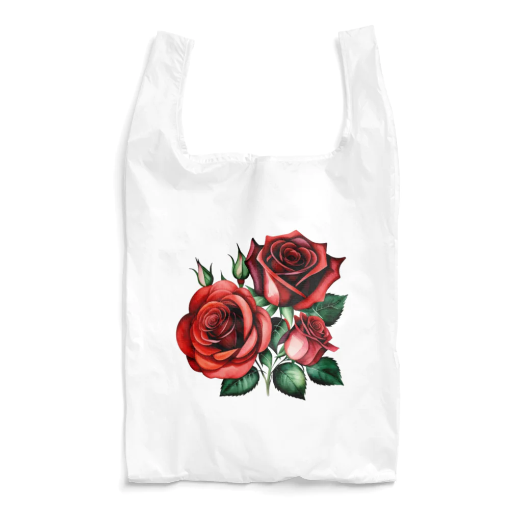 J-M-Kのレッドローズ Reusable Bag