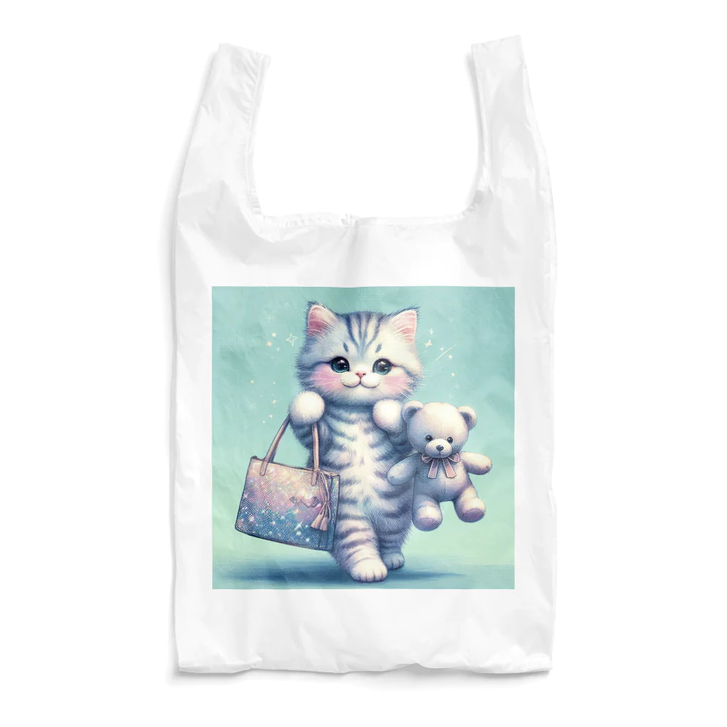 青りんごミュージアムのキャリアウーマン Reusable Bag