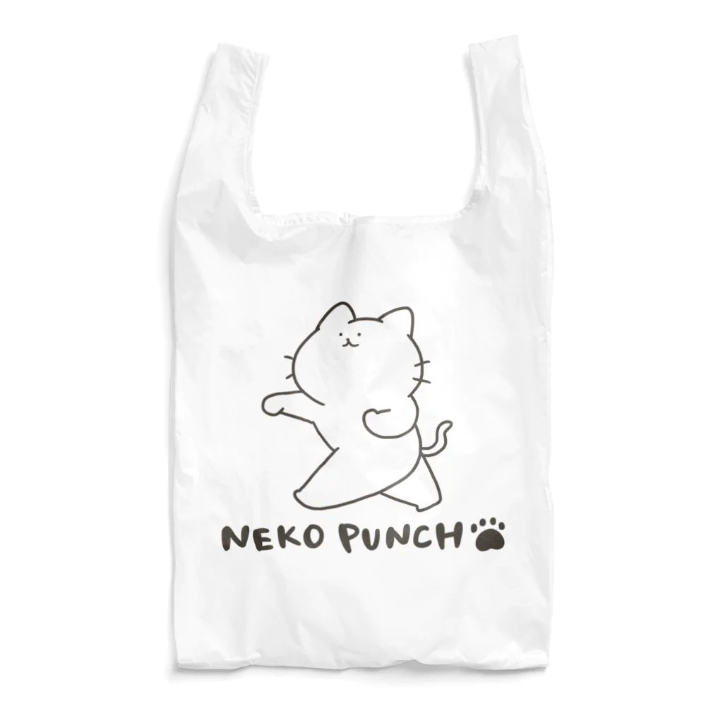 猫原のしの猫パンチ Reusable Bag