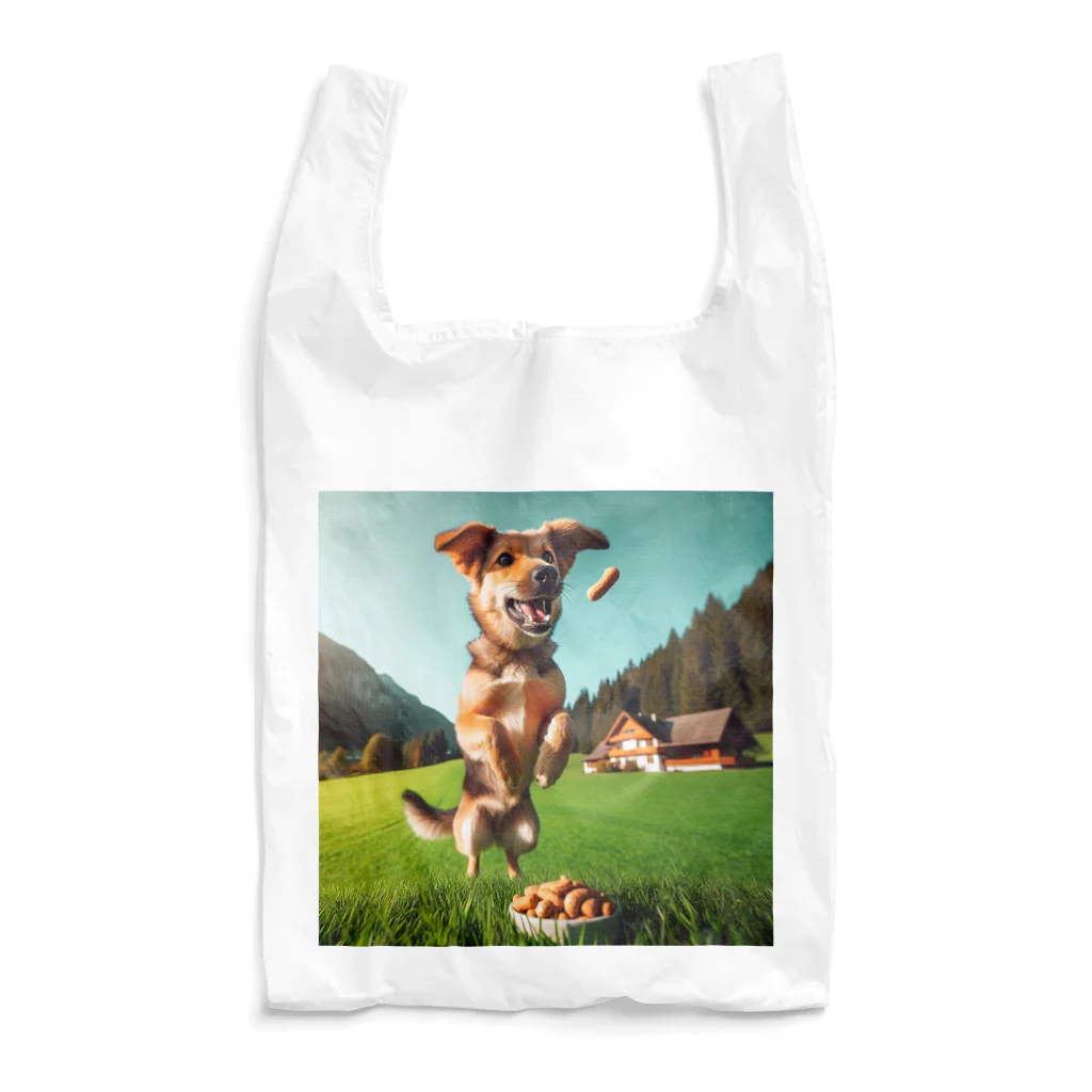 Kai🐚のジャンプ犬 Reusable Bag