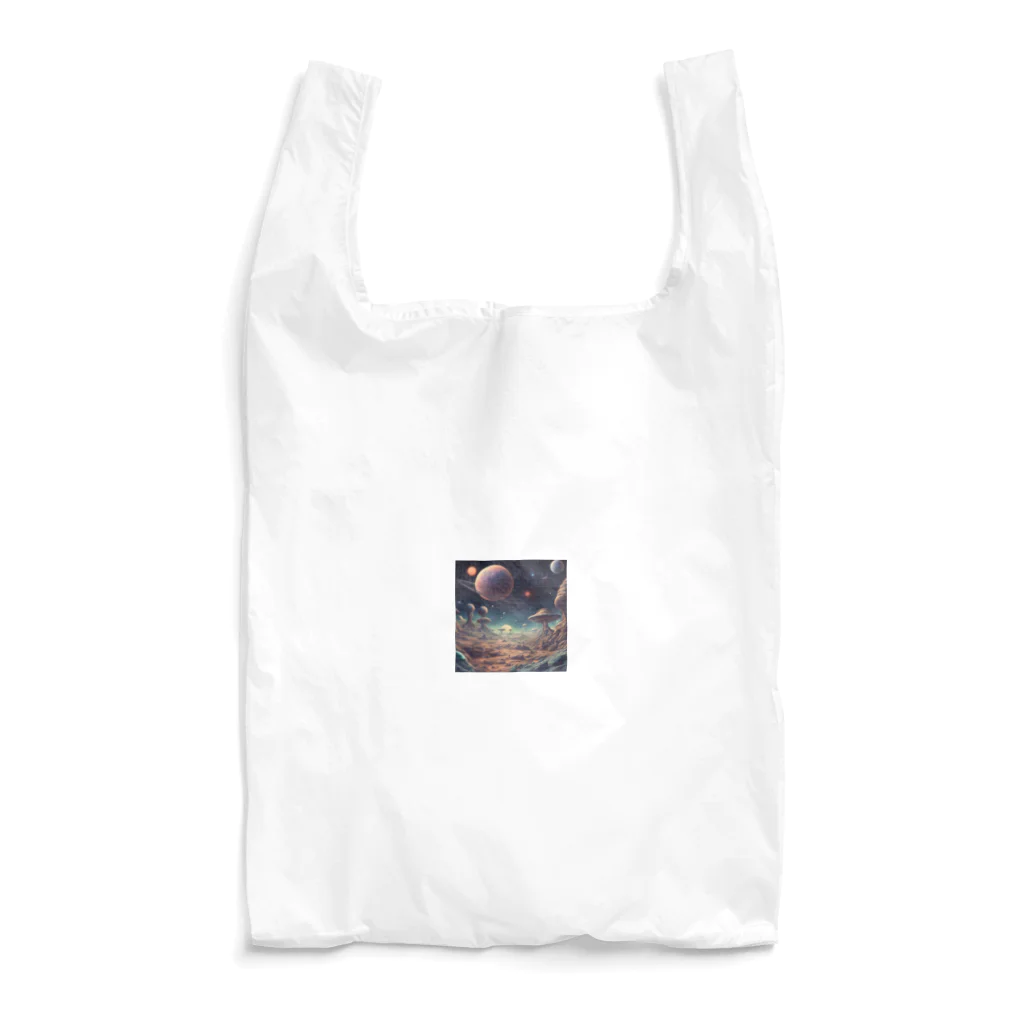 ai美女ショップの多分火星の景色はこんな感じ🪐 Reusable Bag