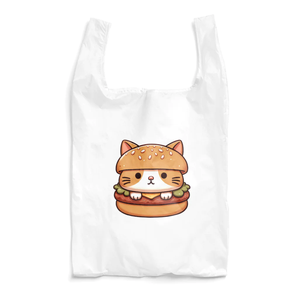 ゆるきゃら製作所の猫バーガー Reusable Bag