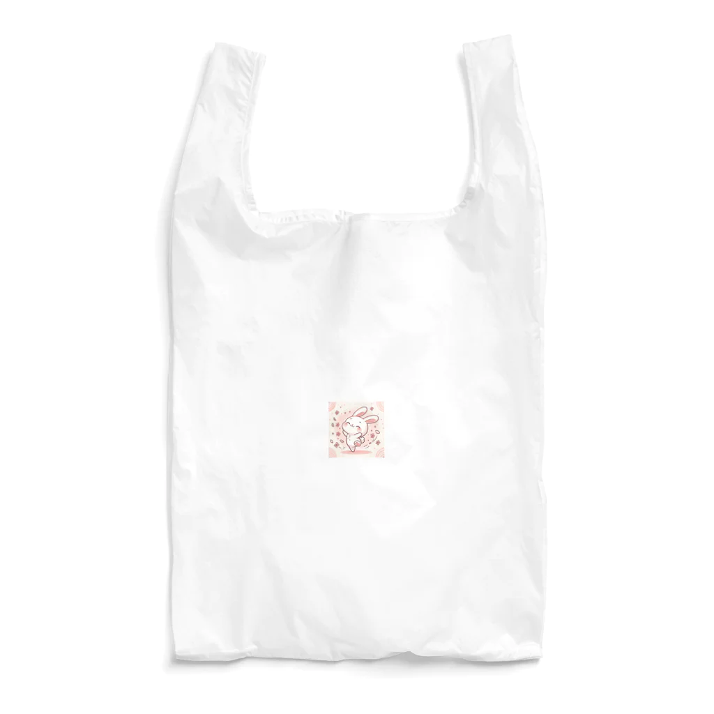 WING_0101の可愛いうさぎのグッズ Reusable Bag