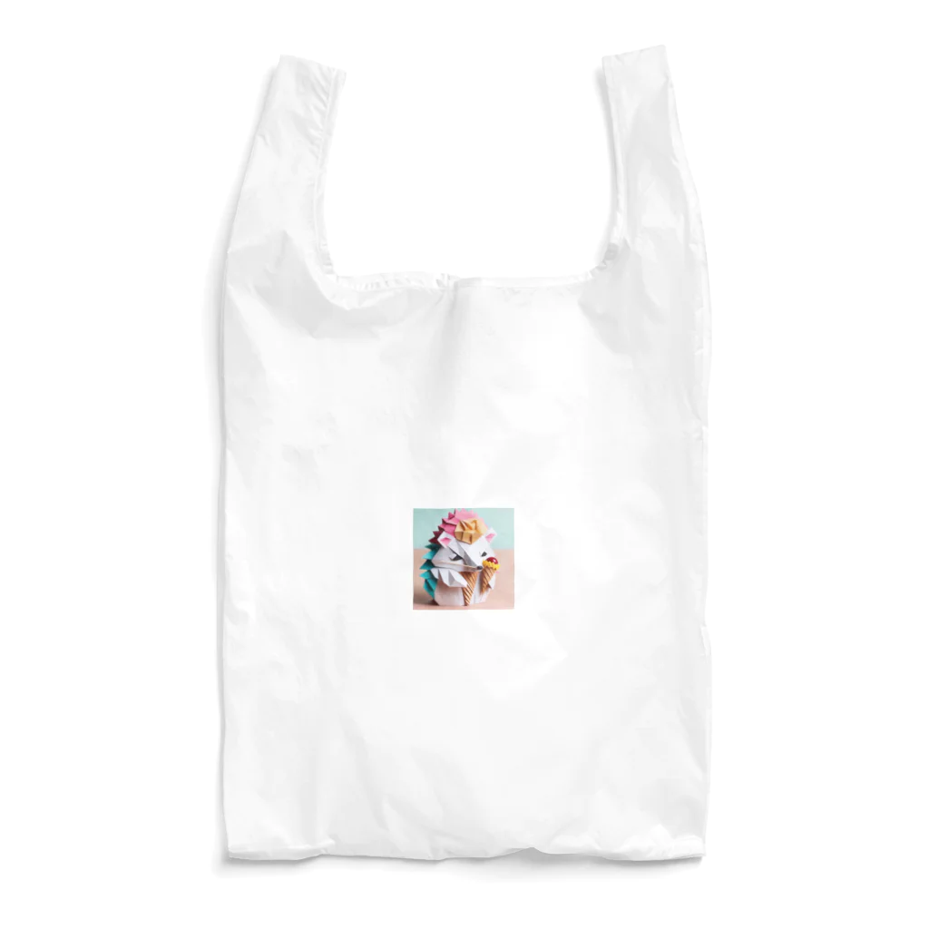 yumiceのice meets オリガミハリネズミ Reusable Bag