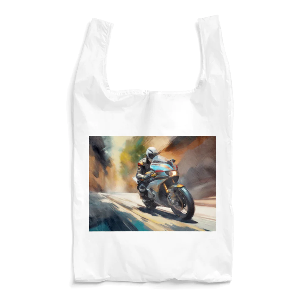 kazuman55の風を切るライダー Reusable Bag