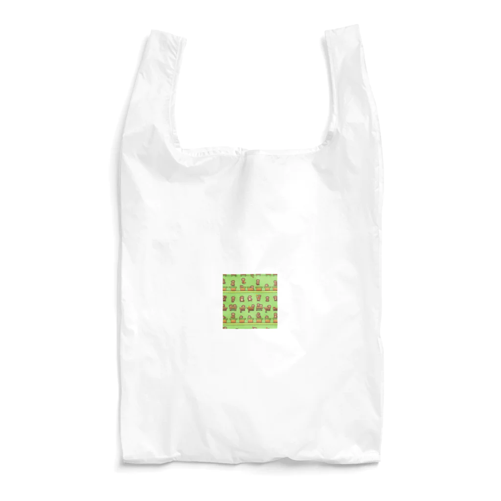 yuhi04のフルーツバーを食べる猿 Reusable Bag