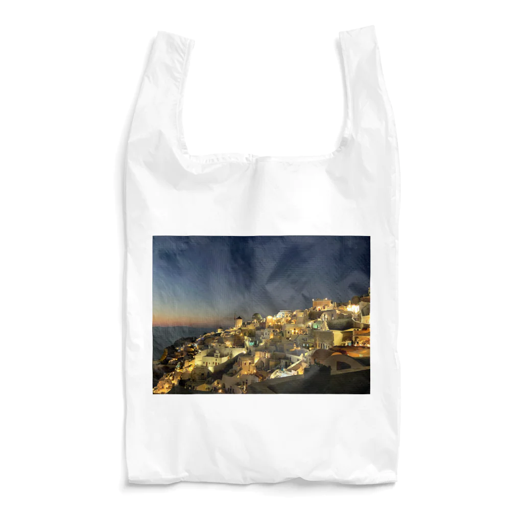 early_sealのサントリーニの夜景 Reusable Bag