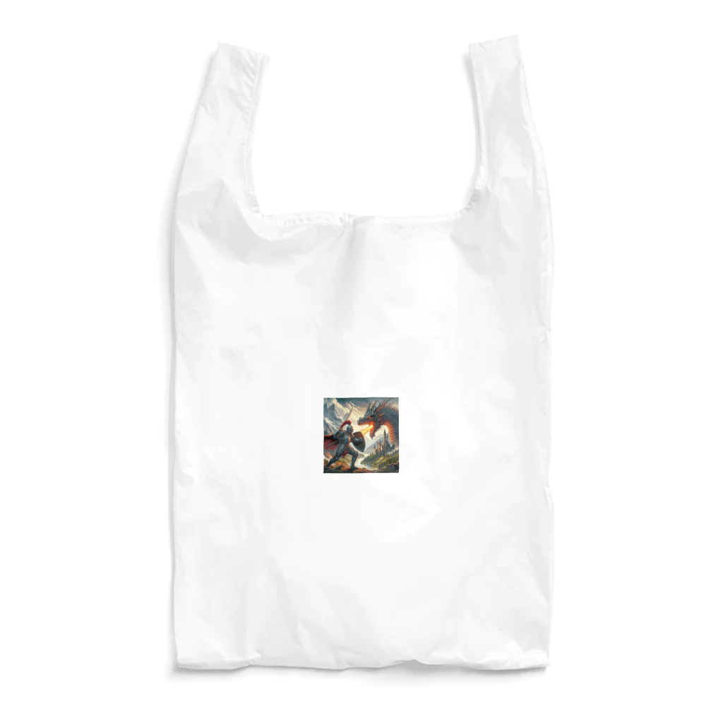 いろいろドラゴンの騎士とドラゴン Reusable Bag