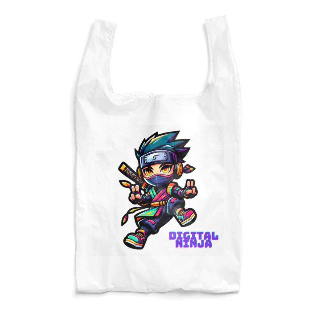 rsrsrsrsrの“Digital Ninja” ロゴ付き Reusable Bag