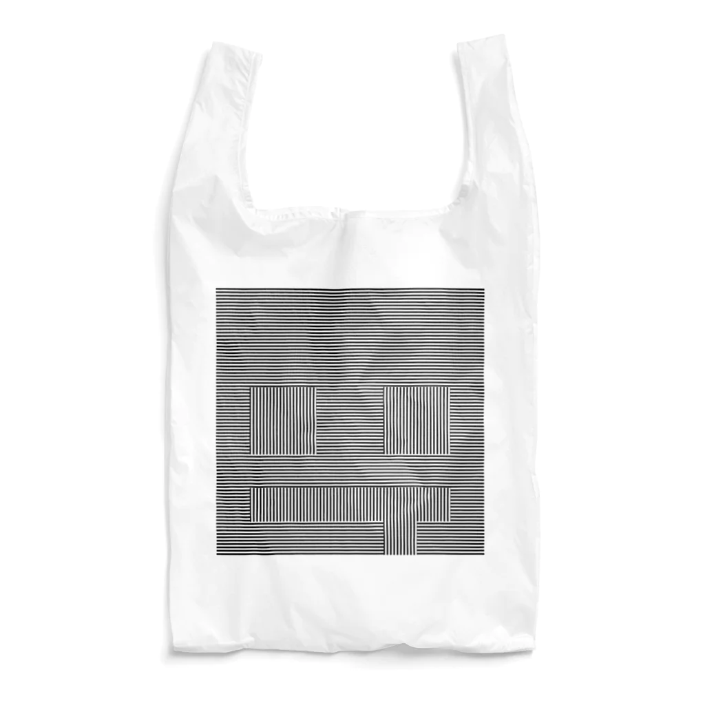 ぽつねん。のあのときのぽつねんの線（黒） Reusable Bag