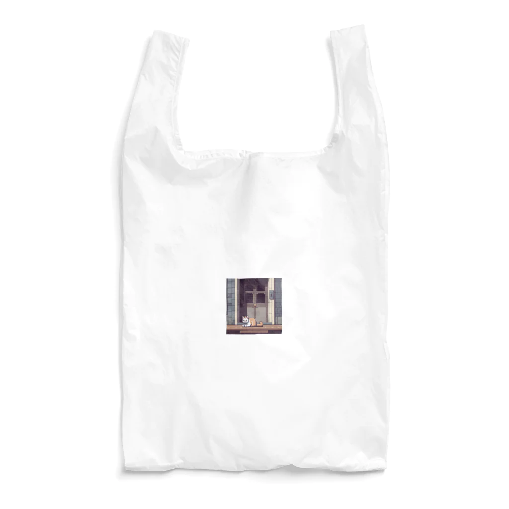 雪売店の捨て猫 Reusable Bag