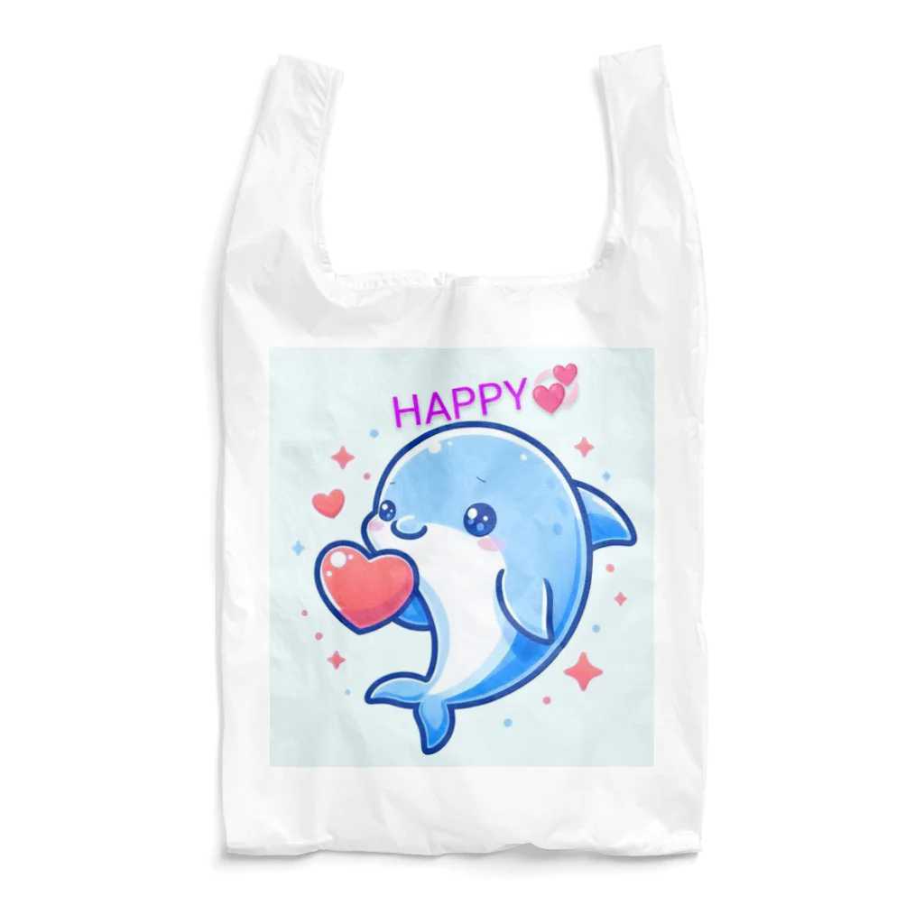 終わらない夢🌈の可愛いイルカちゃん🐬💞 Reusable Bag