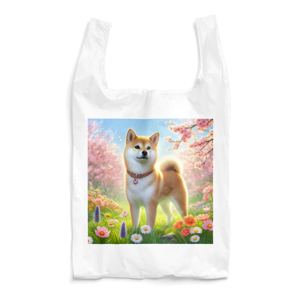 ANTARESの春の柴犬の冒険 Reusable Bag