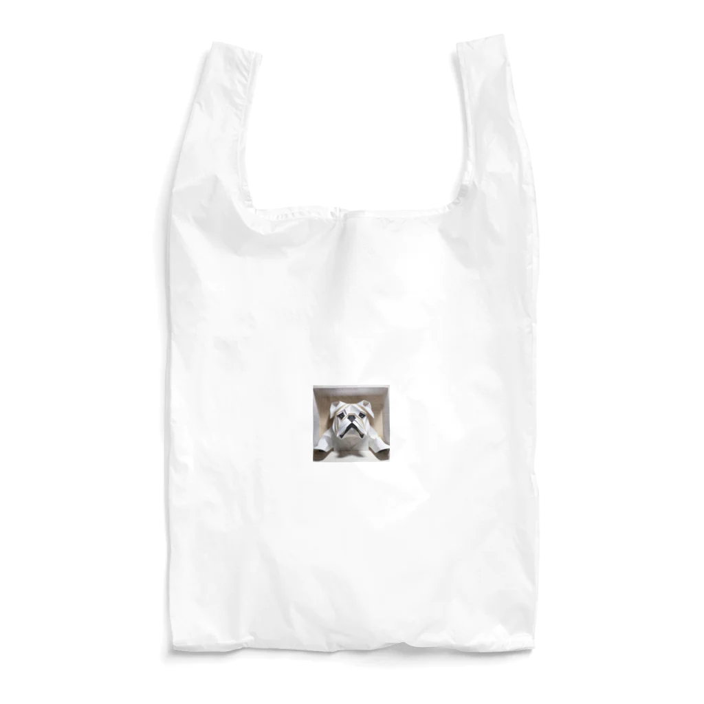 barisukaの3Dブルドッグ Reusable Bag