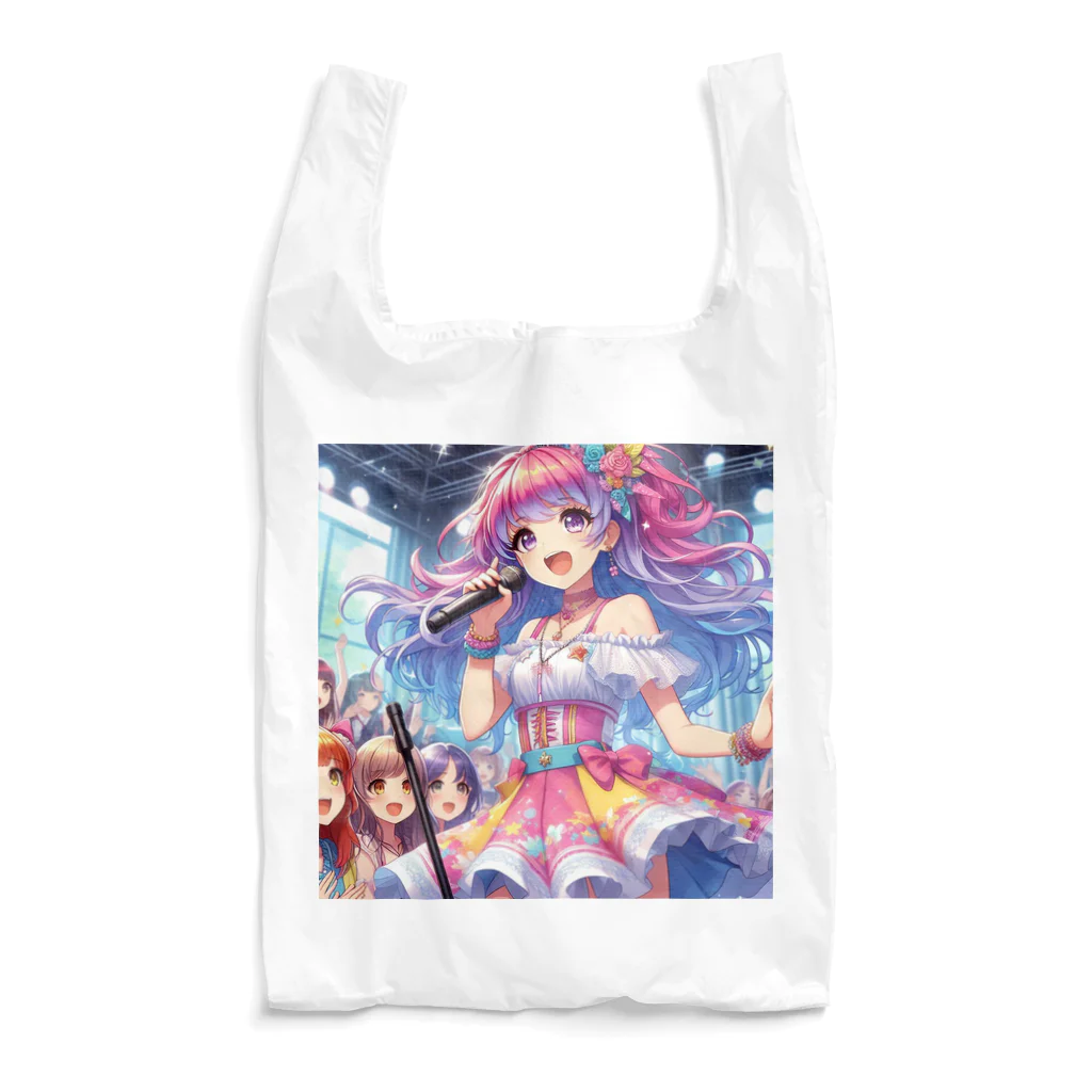 推しの美少女とアイドルの美少女系アイドル Reusable Bag