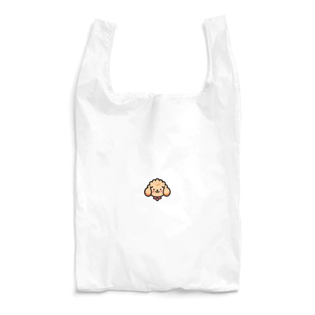 わんこグッズしょっぷcooのはにかみプードル Reusable Bag