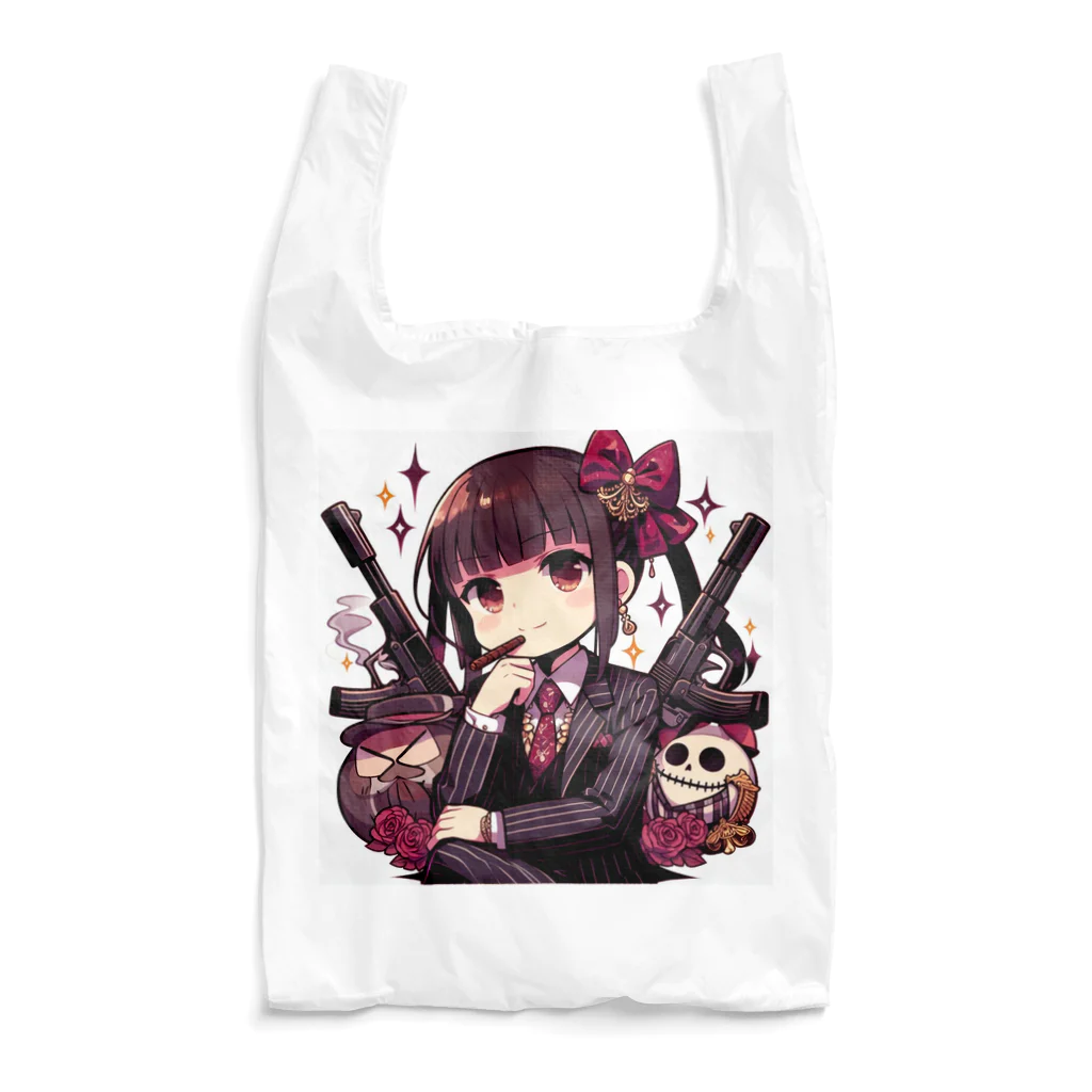 推しの美少女とアイドルのマフィア系少女 Reusable Bag