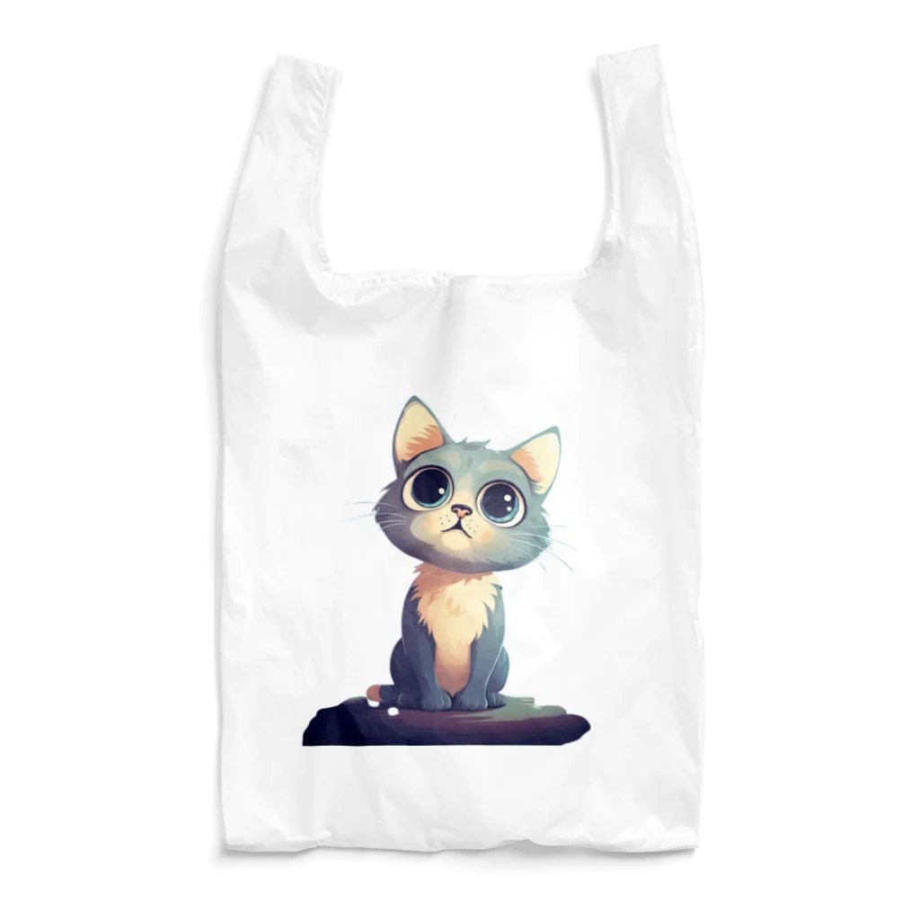 painomiの可愛い猫のイラストグッズ Reusable Bag