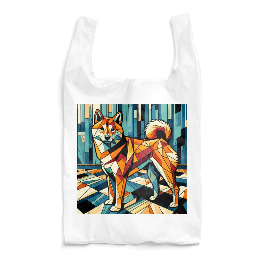 柴とか柴とか柴とか柴犬。のキュビズムのしばいぬ。 Reusable Bag