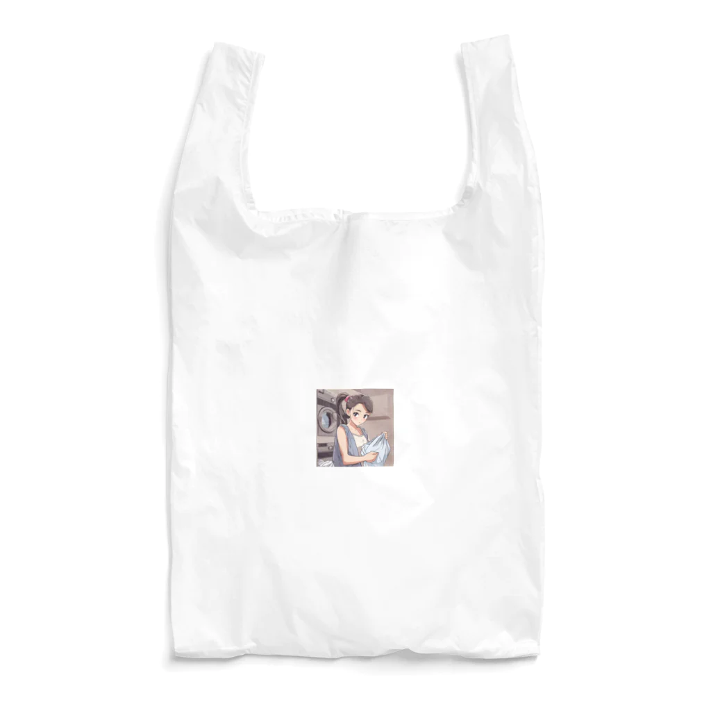 あおぞらのおみせのせんたくしなきゃ Reusable Bag