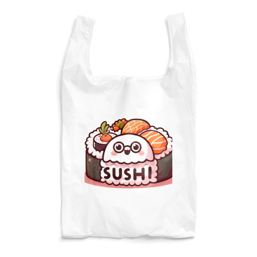 まったりゆったりのすしおばけ Reusable Bag