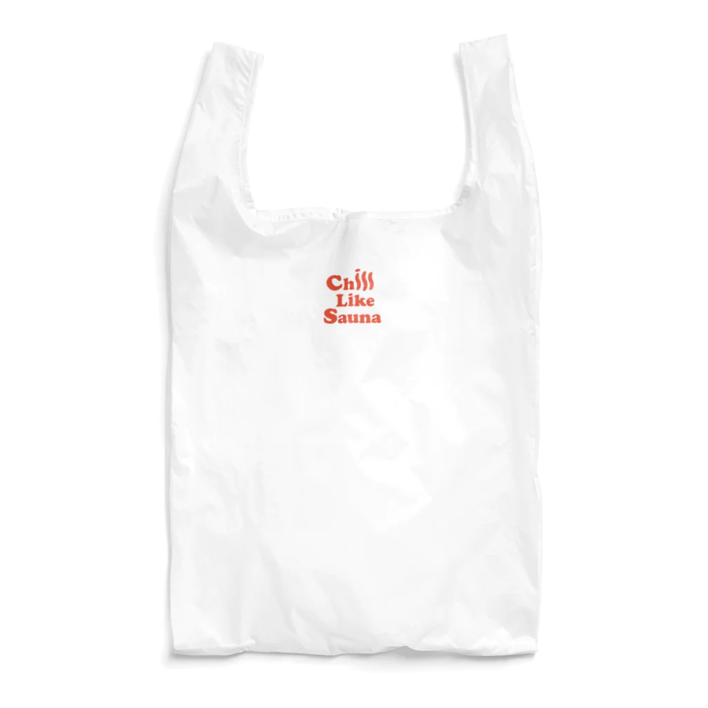 Chill Like Sauna official suzuriのLOGO ECO BAG【ORANGE】 エコバッグ