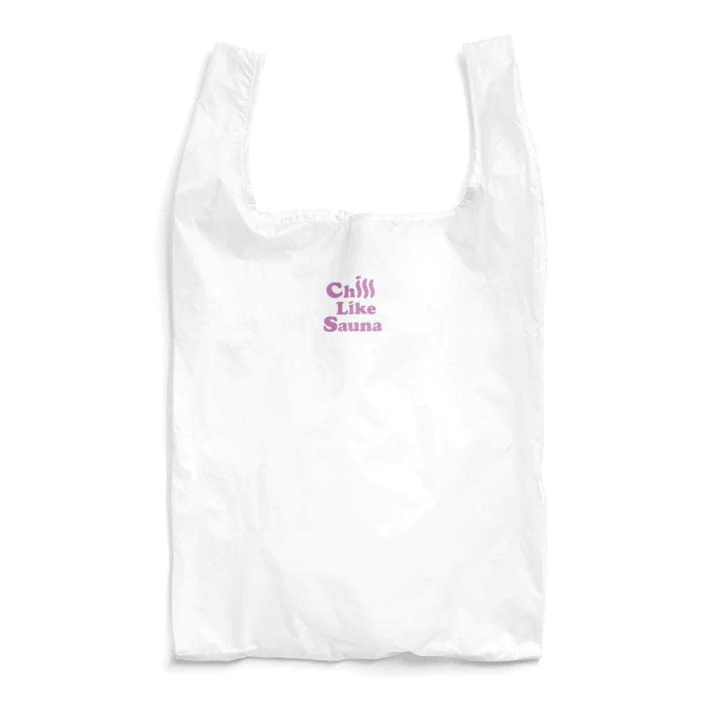 Chill Like Sauna official suzuriのLOGO ECO BAG【PURPLE】 エコバッグ