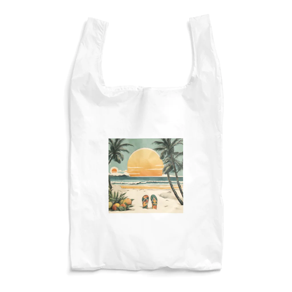 甘いマンゴーの甘い爽やかなマンゴーのイラストグッズ Reusable Bag