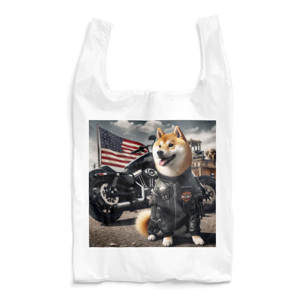 ANTARESのアメリカンライダー柴犬 Reusable Bag