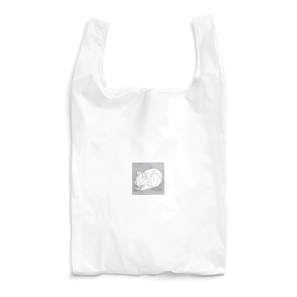 どうぶつやのサッカーボールと猫 Reusable Bag