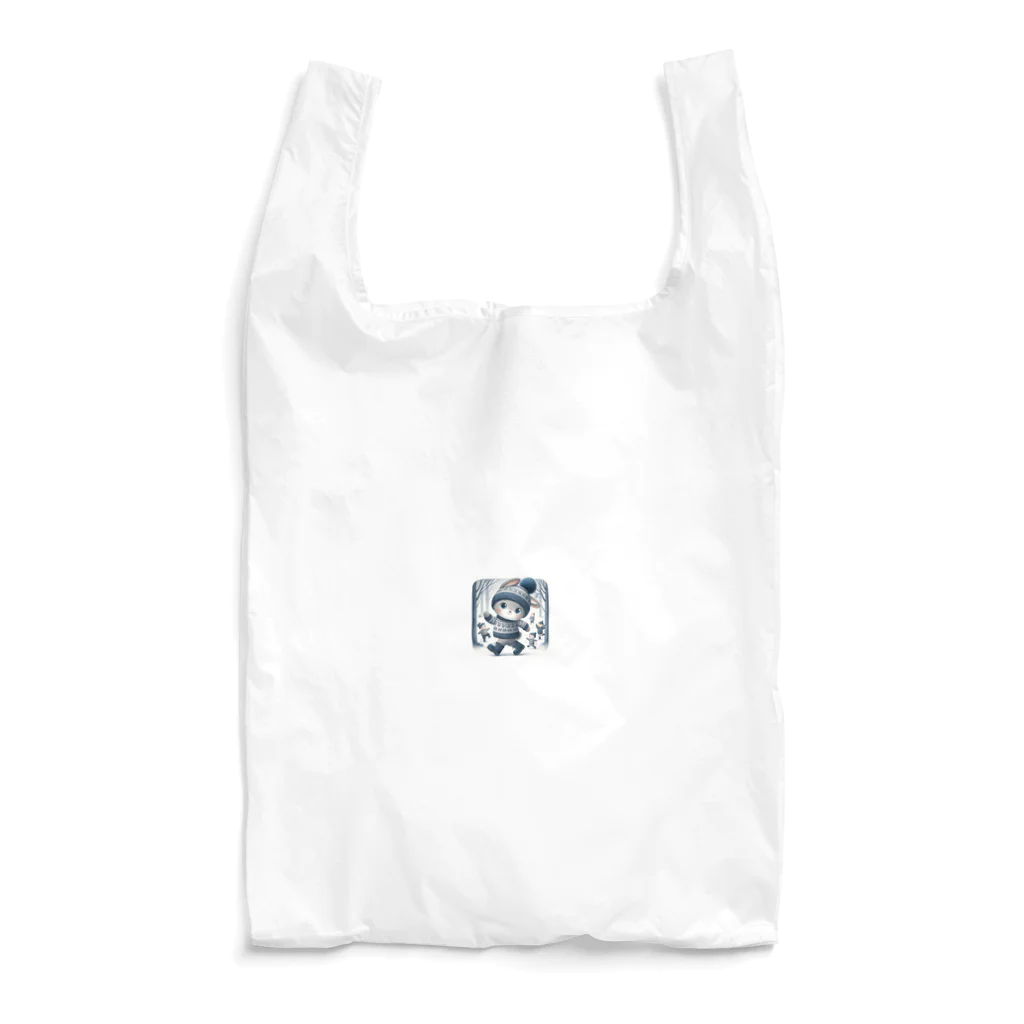 ナノ・ファンタジアの冬のうさぎくん Reusable Bag