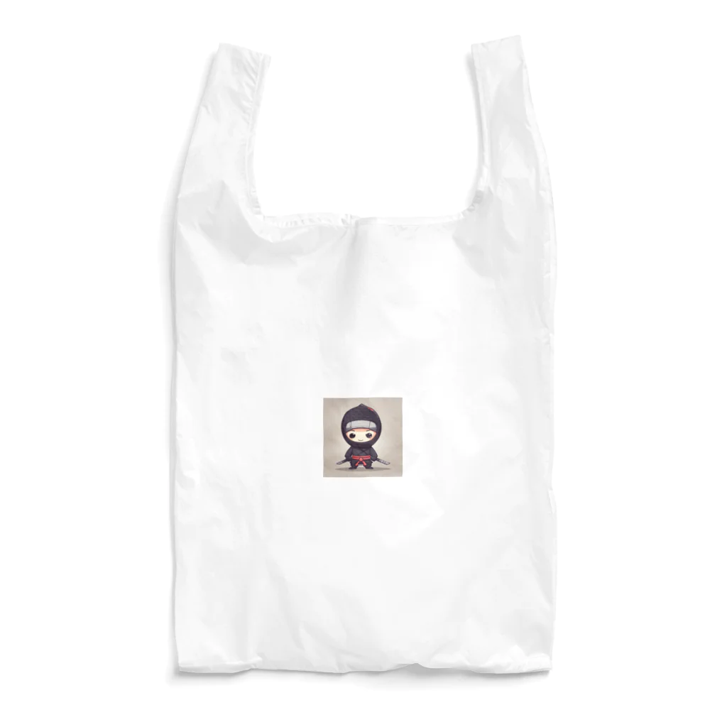 d-design-labのかわいい忍者のイラストグッズ Reusable Bag