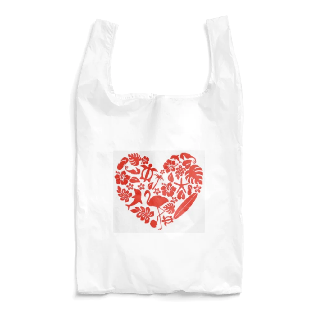 Angel  SmileのHawaiian Heart Reusable Bag