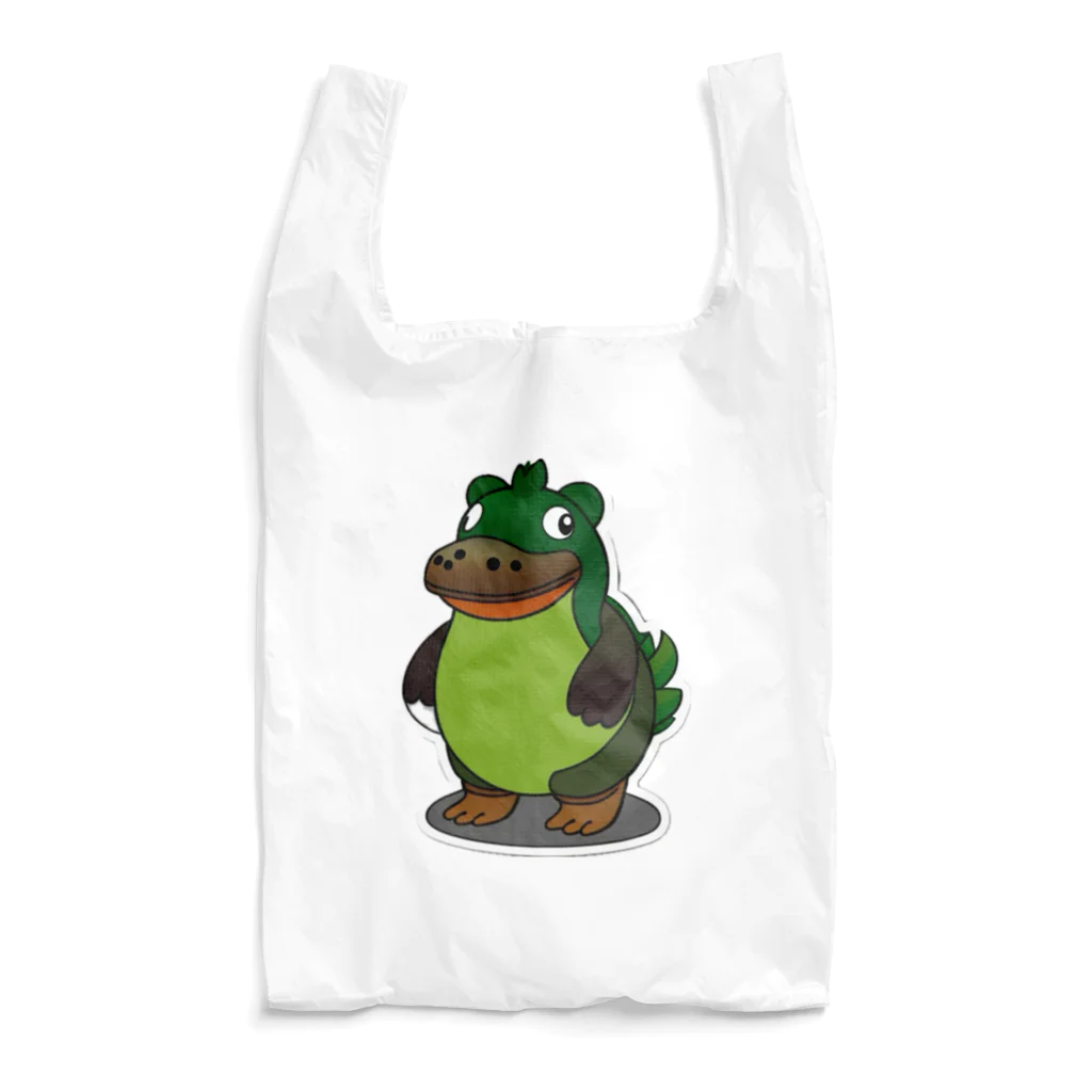 chikichikibanbanの緑、恐竜、ワニ Reusable Bag