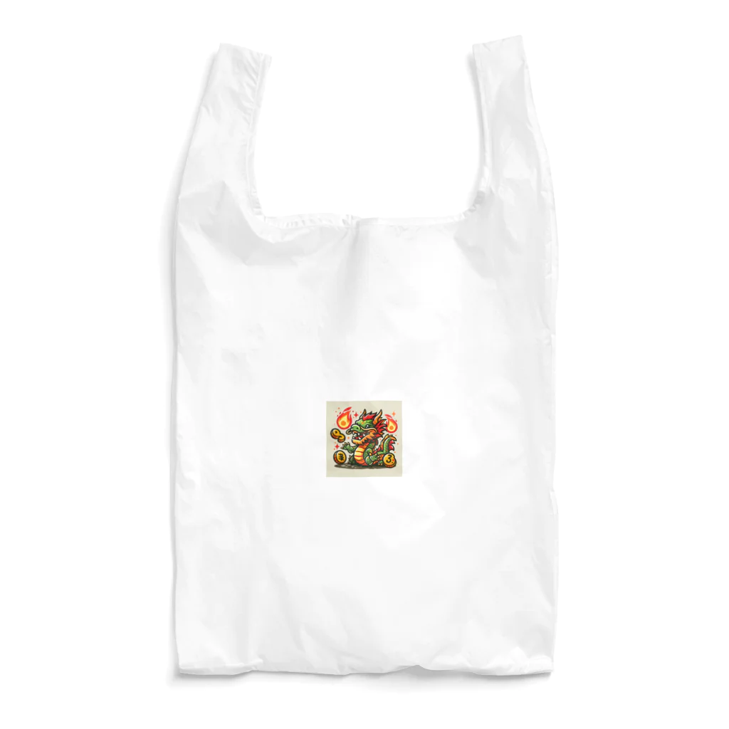 wtr3045のゴールドドラゴン Reusable Bag