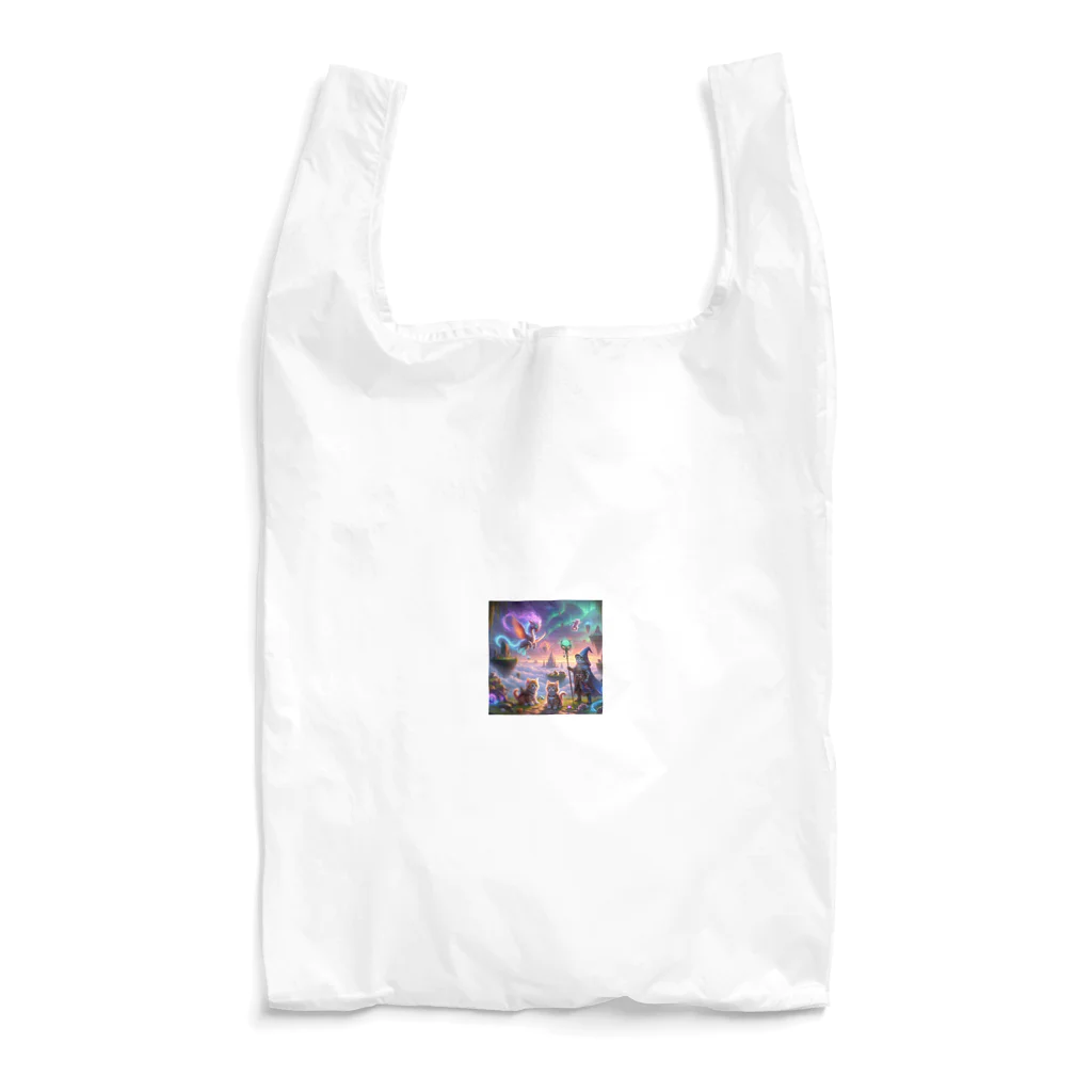 katohkouchiの勇気の子猫たちと魔法の戦い Reusable Bag