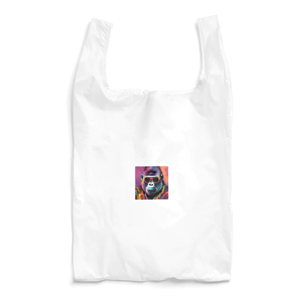 Rabbitのネオンカラーゴリラくん Reusable Bag