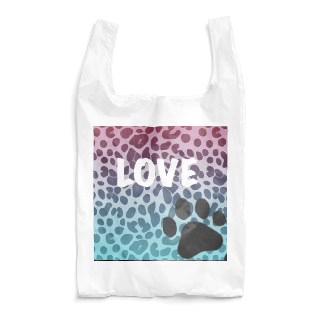 Porte de  bonheur  〜幸せの扉〜の豹柄LOVE🐾シリーズ Reusable Bag