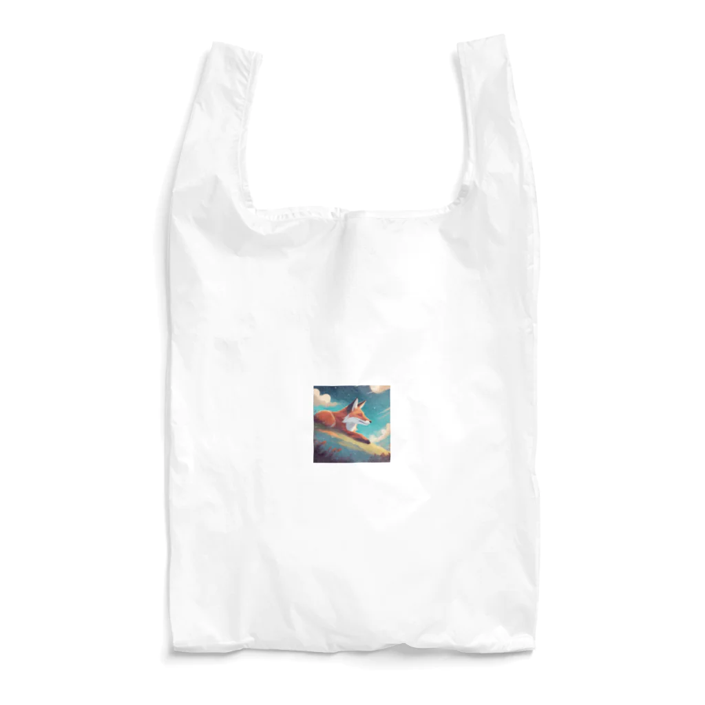 takka_555の癒される動物（キタキツネ） Reusable Bag